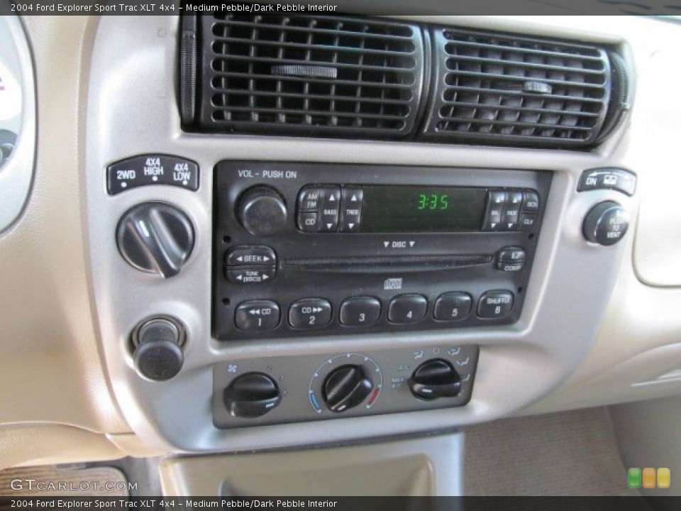 Medium Pebble/Dark Pebble Interior Controls for the 2004 Ford Explorer Sport Trac XLT 4x4 #68841477