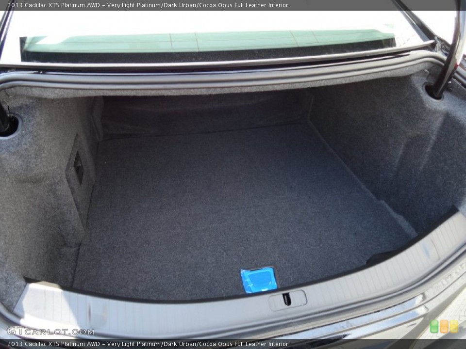 Very Light Platinum/Dark Urban/Cocoa Opus Full Leather Interior Trunk for the 2013 Cadillac XTS Platinum AWD #68842707