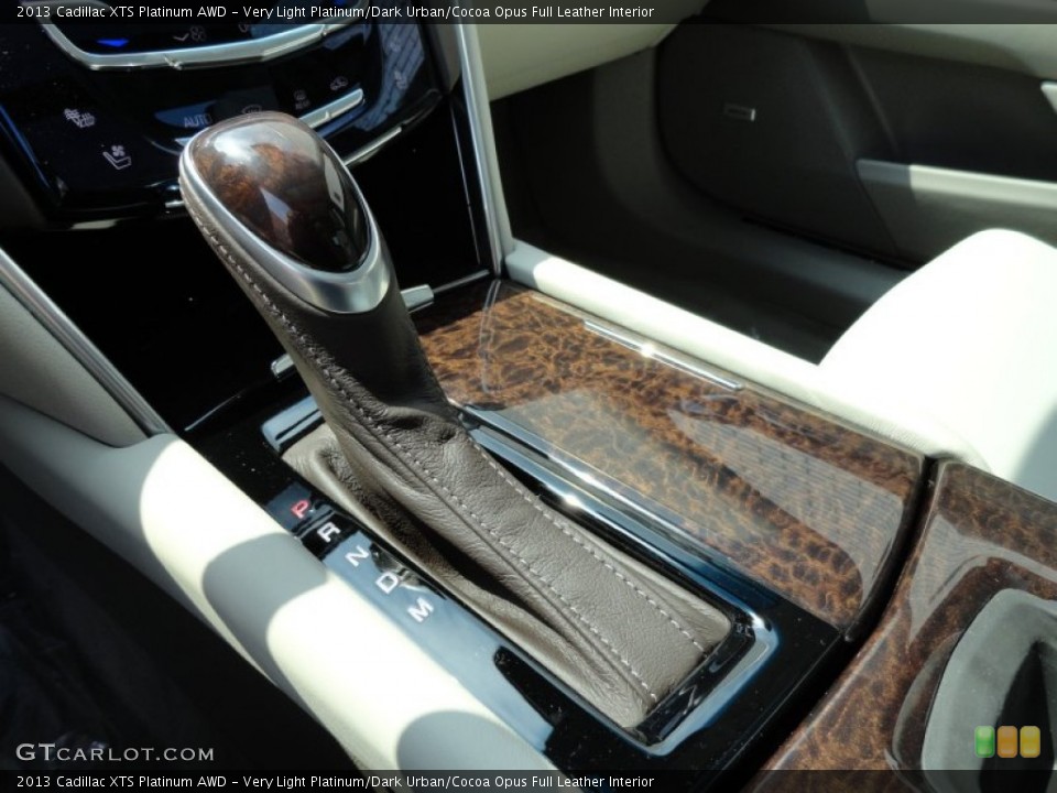 Very Light Platinum/Dark Urban/Cocoa Opus Full Leather Interior Transmission for the 2013 Cadillac XTS Platinum AWD #68842797