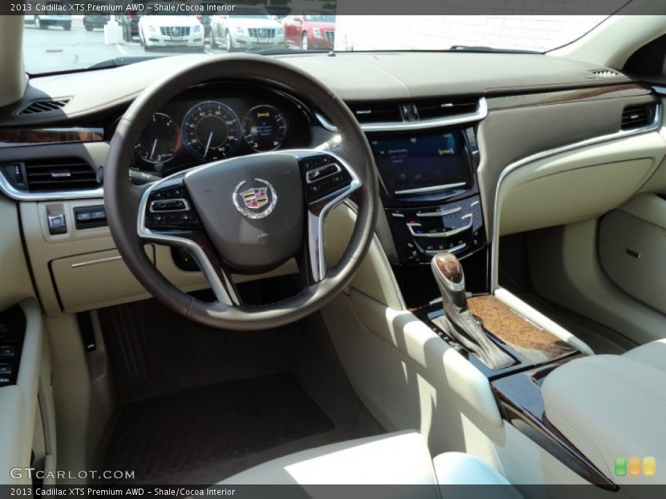 Shale/Cocoa Interior Dashboard for the 2013 Cadillac XTS Premium AWD #68842947