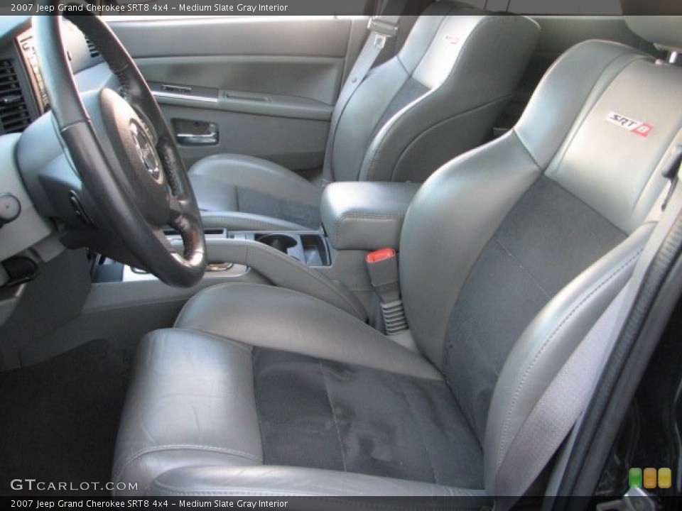 Medium Slate Gray Interior Front Seat for the 2007 Jeep Grand Cherokee SRT8 4x4 #68843208