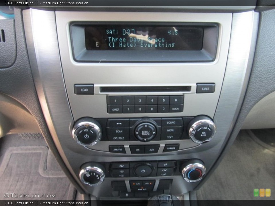 Medium Light Stone Interior Controls for the 2010 Ford Fusion SE #68843859