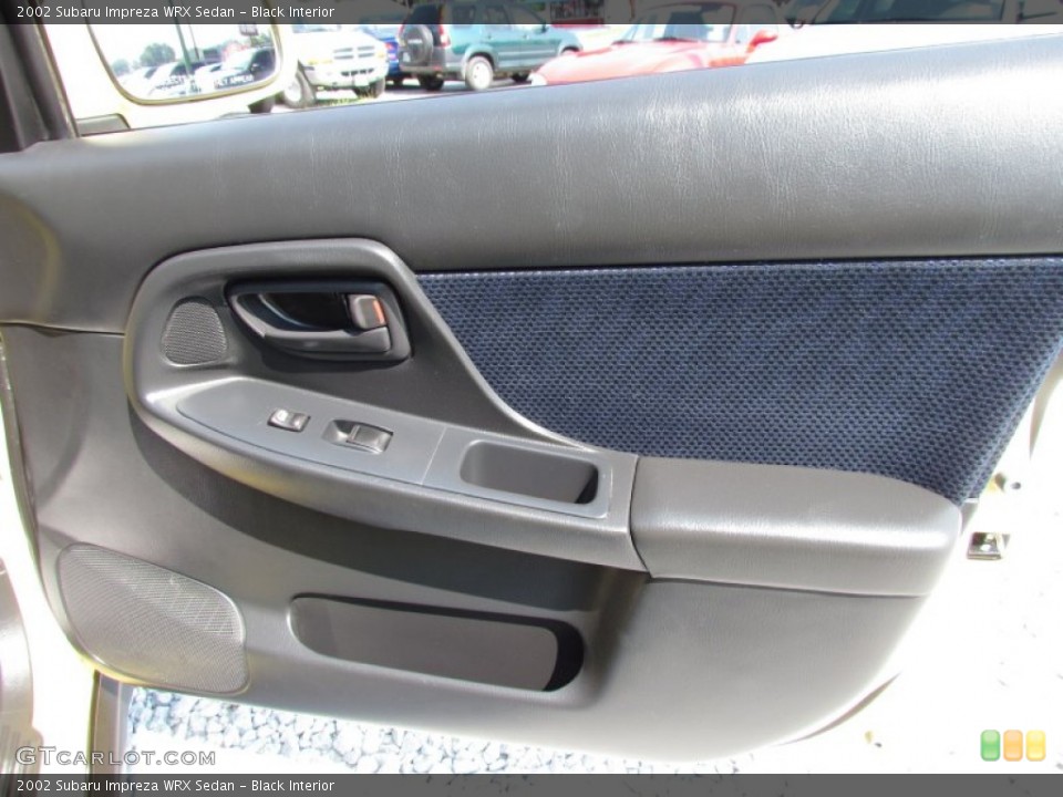 Black Interior Door Panel for the 2002 Subaru Impreza WRX Sedan #68844429