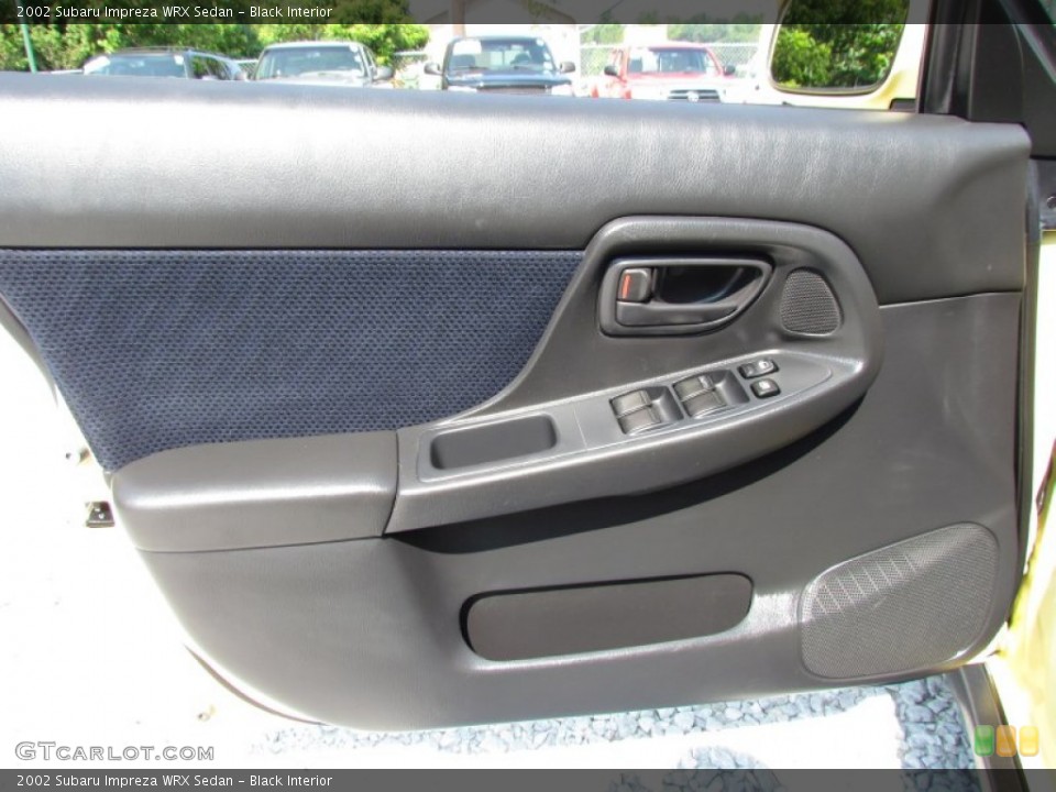 Black Interior Door Panel for the 2002 Subaru Impreza WRX Sedan #68844493