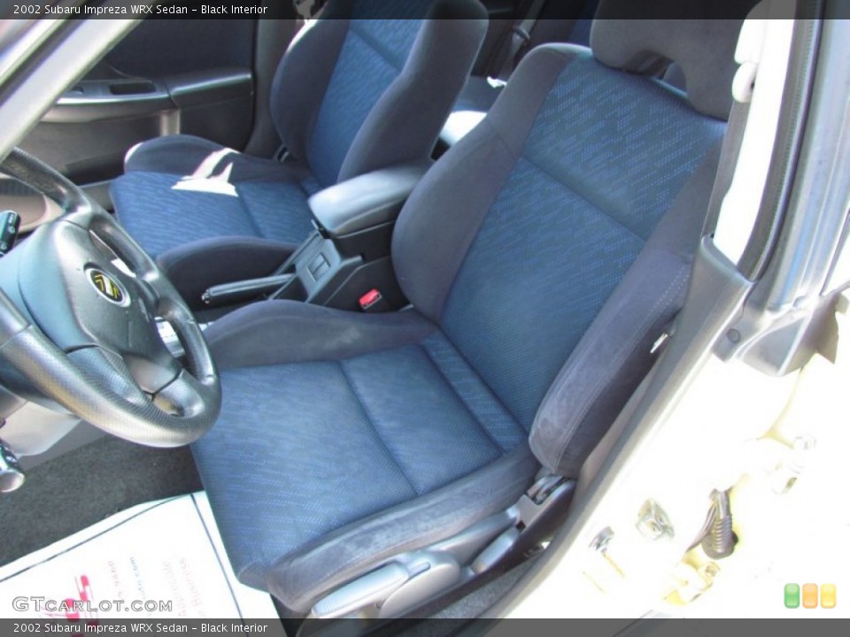 Black Interior Front Seat for the 2002 Subaru Impreza WRX Sedan #68844510