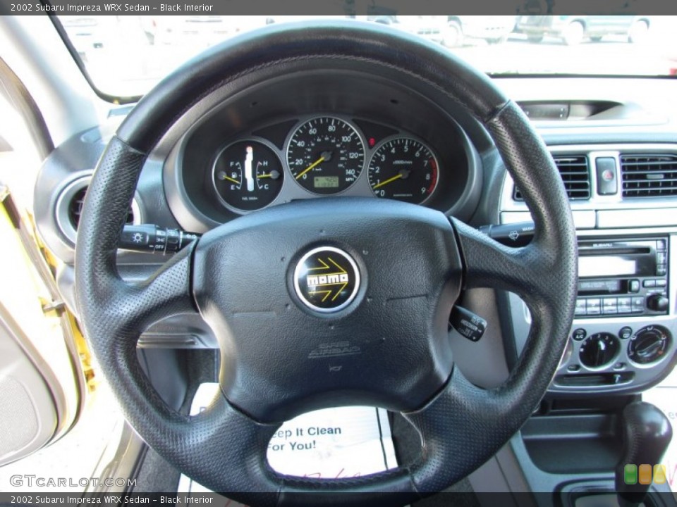 Black Interior Steering Wheel for the 2002 Subaru Impreza WRX Sedan #68844520