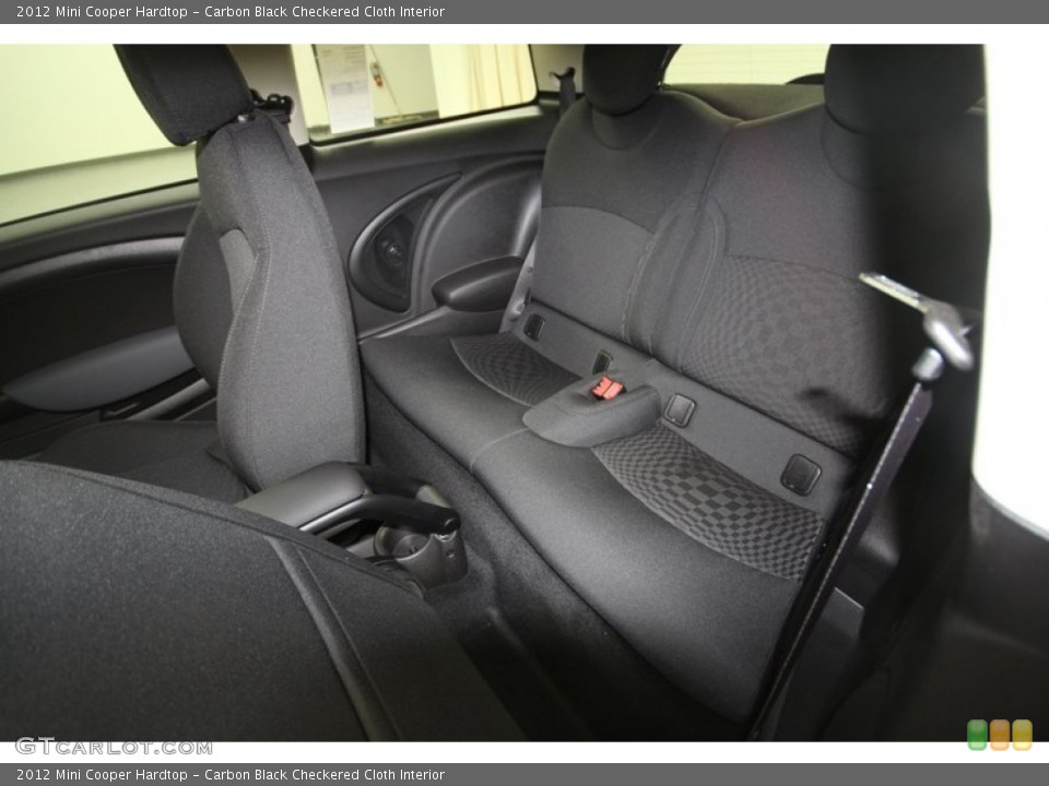 Carbon Black Checkered Cloth Interior Rear Seat for the 2012 Mini Cooper Hardtop #68844852