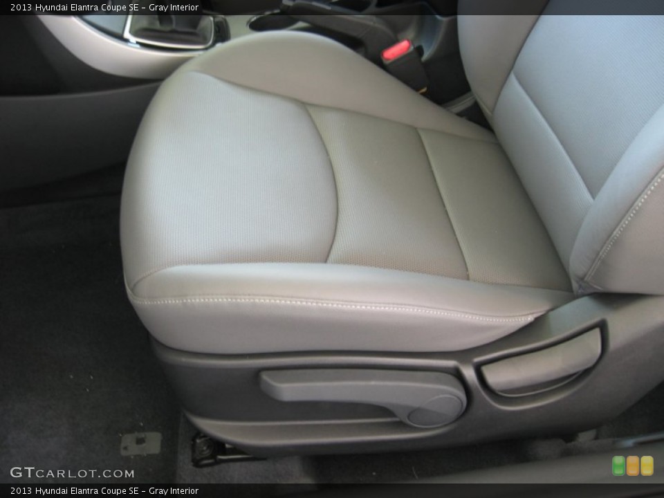 Gray Interior Front Seat for the 2013 Hyundai Elantra Coupe SE #68845967