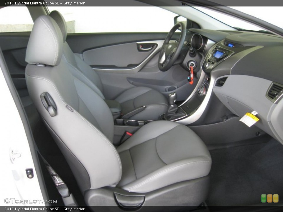 Gray Interior Photo for the 2013 Hyundai Elantra Coupe SE #68846003