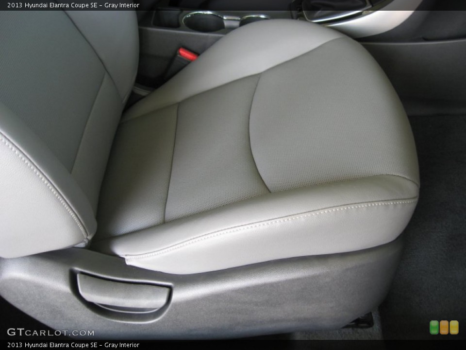 Gray Interior Front Seat for the 2013 Hyundai Elantra Coupe SE #68846012