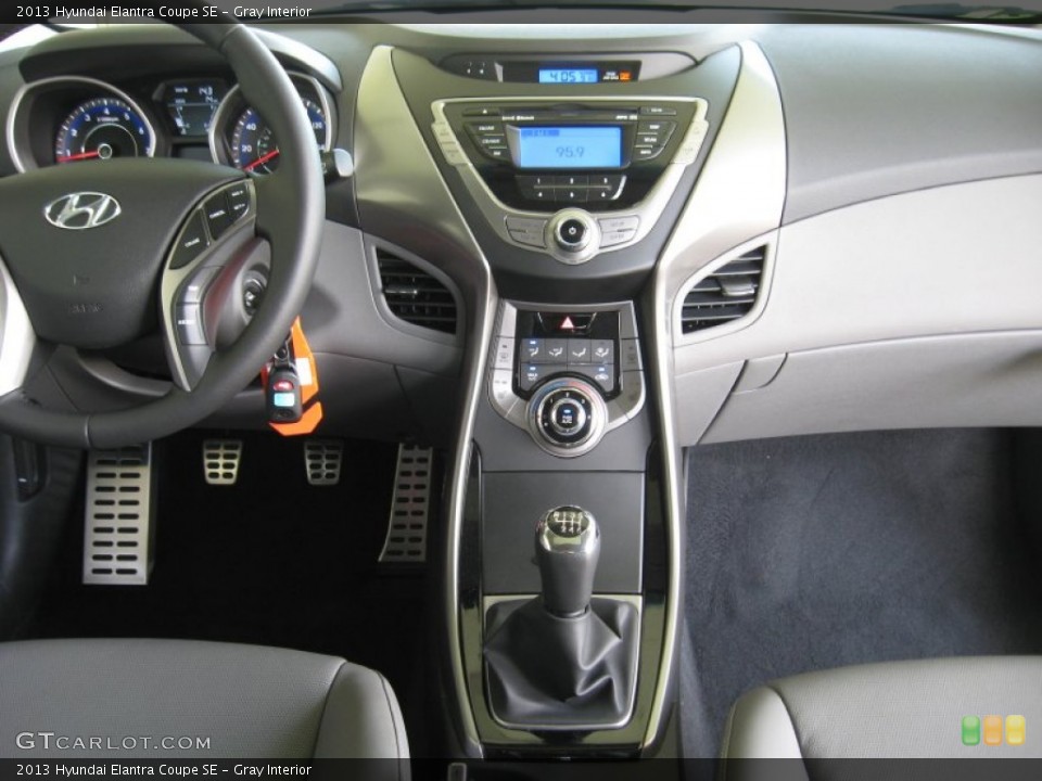Gray Interior Controls for the 2013 Hyundai Elantra Coupe SE #68846040