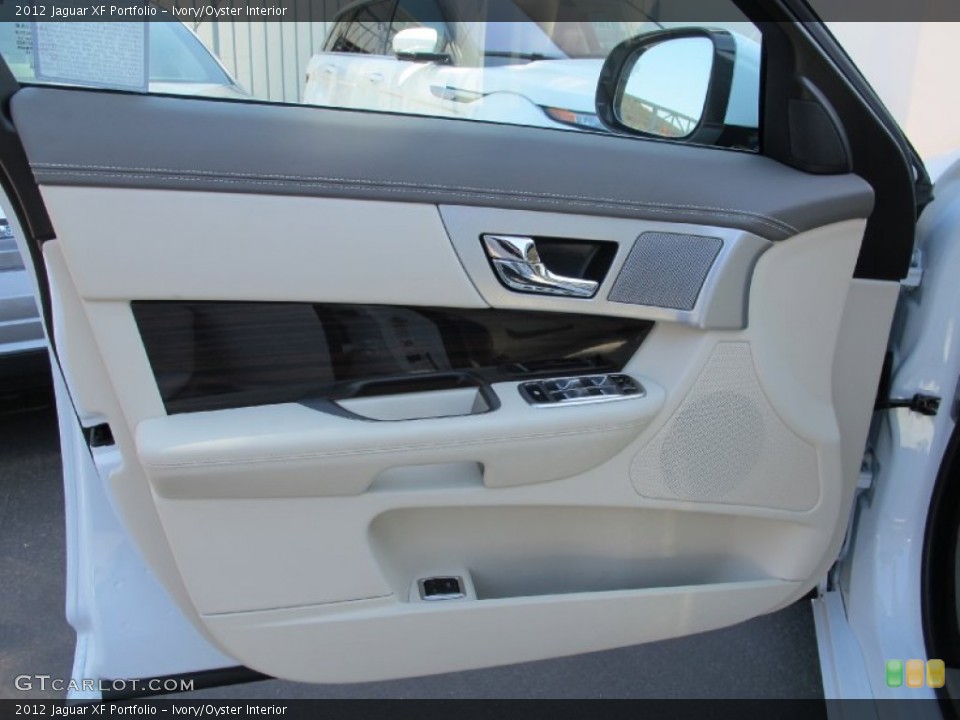 Ivory/Oyster Interior Door Panel for the 2012 Jaguar XF Portfolio #68846280
