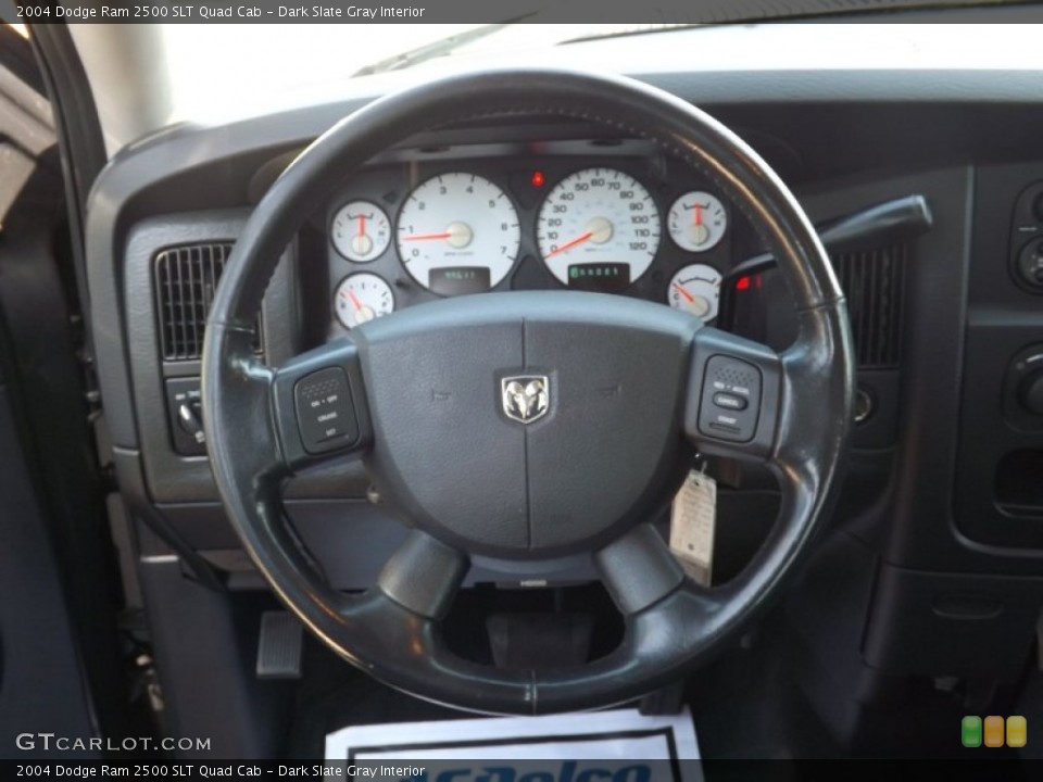 Dark Slate Gray Interior Steering Wheel for the 2004 Dodge Ram 2500 SLT Quad Cab #68847819