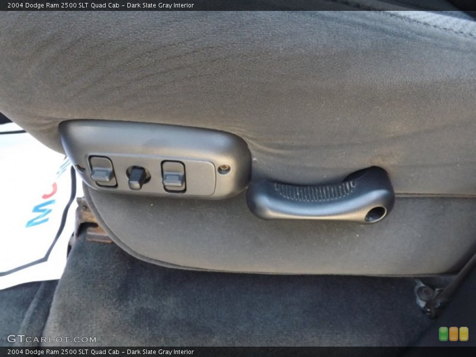 Dark Slate Gray Interior Controls for the 2004 Dodge Ram 2500 SLT Quad Cab #68847846