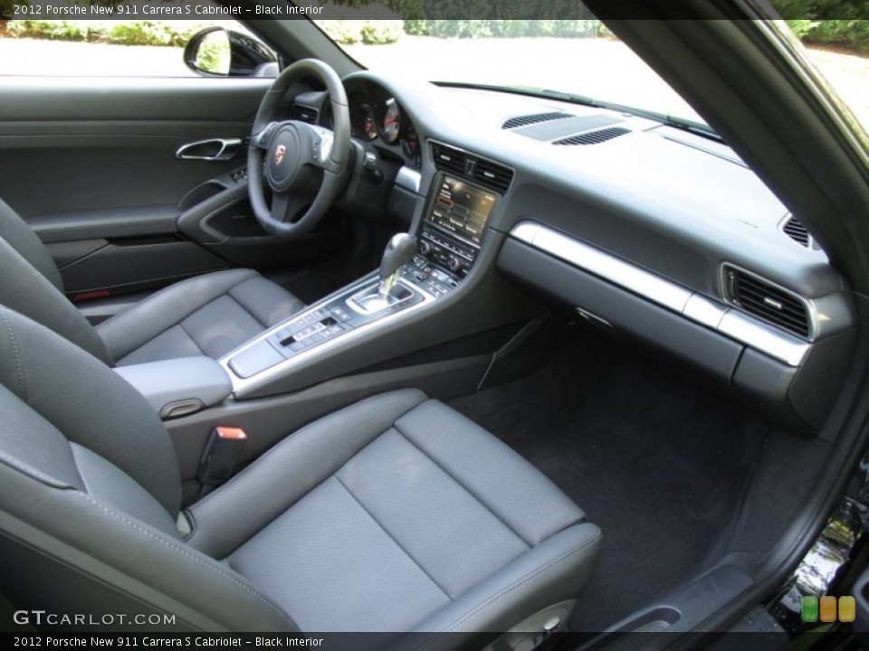 Black Interior Photo for the 2012 Porsche New 911 Carrera S Cabriolet #68850492