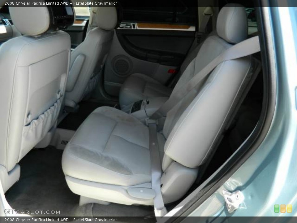 Pastel Slate Gray Interior Rear Seat for the 2008 Chrysler Pacifica Limited AWD #68850561