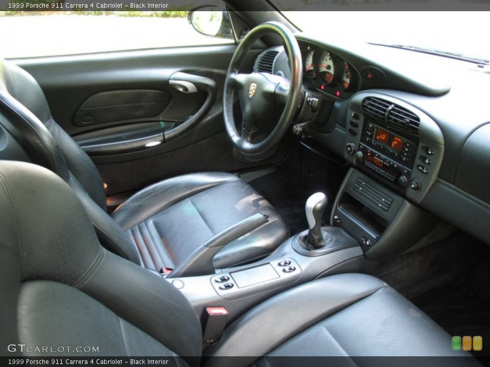 Black Interior Photo for the 1999 Porsche 911 Carrera 4 Cabriolet #68850669