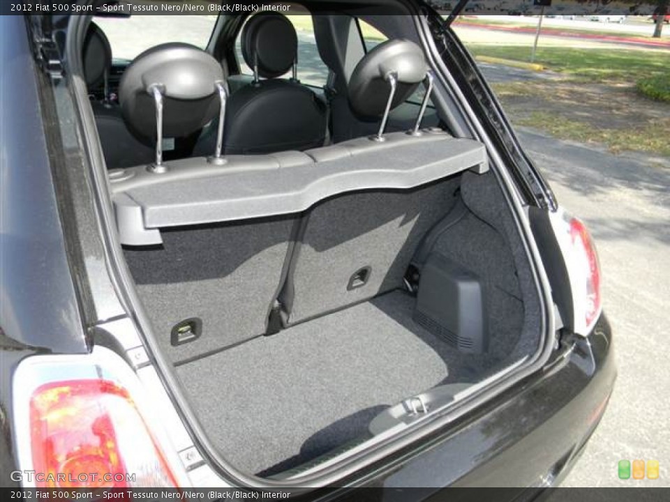 Sport Tessuto Nero/Nero (Black/Black) Interior Trunk for the 2012 Fiat 500 Sport #68851845