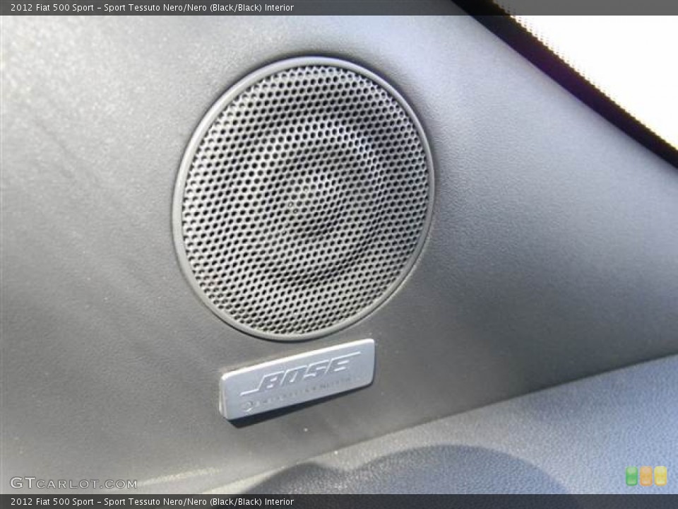 Sport Tessuto Nero/Nero (Black/Black) Interior Audio System for the 2012 Fiat 500 Sport #68852015
