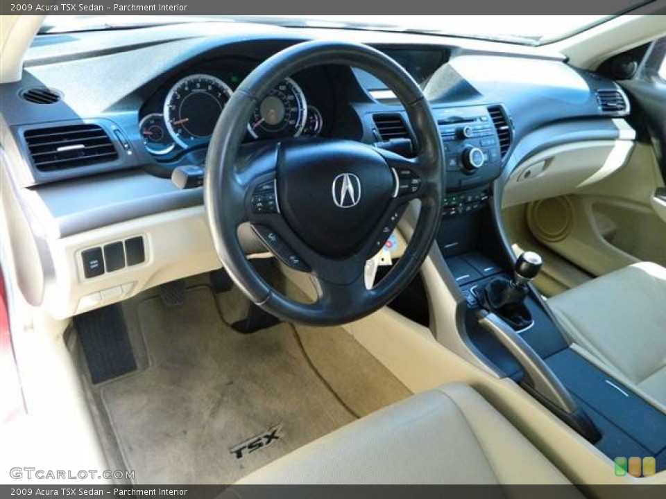 Parchment Interior Prime Interior for the 2009 Acura TSX Sedan #68852517