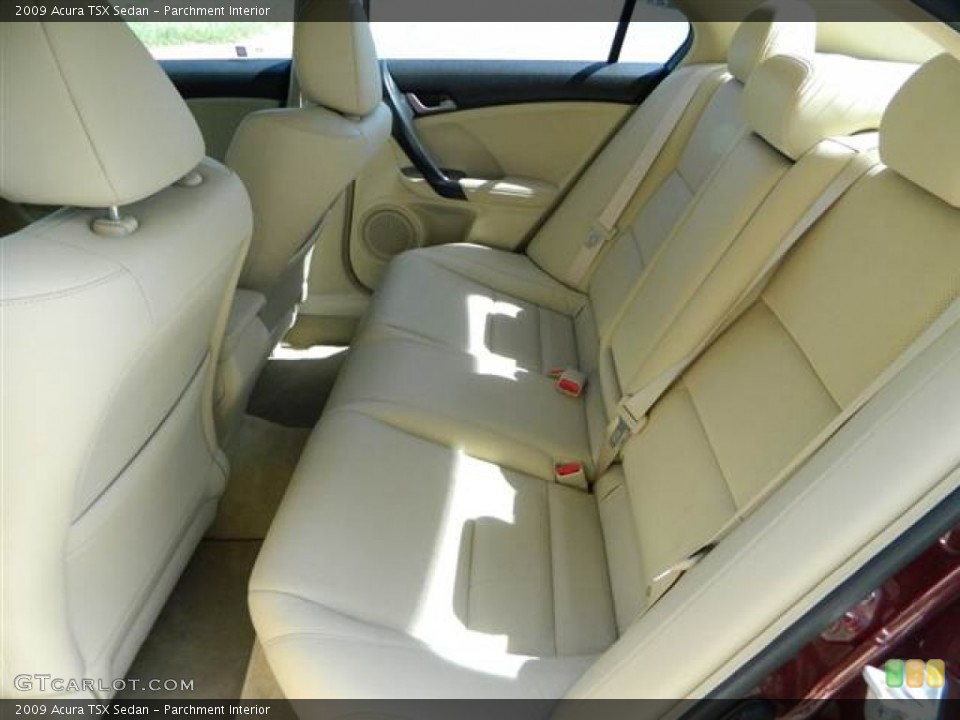 Parchment Interior Rear Seat for the 2009 Acura TSX Sedan #68852541