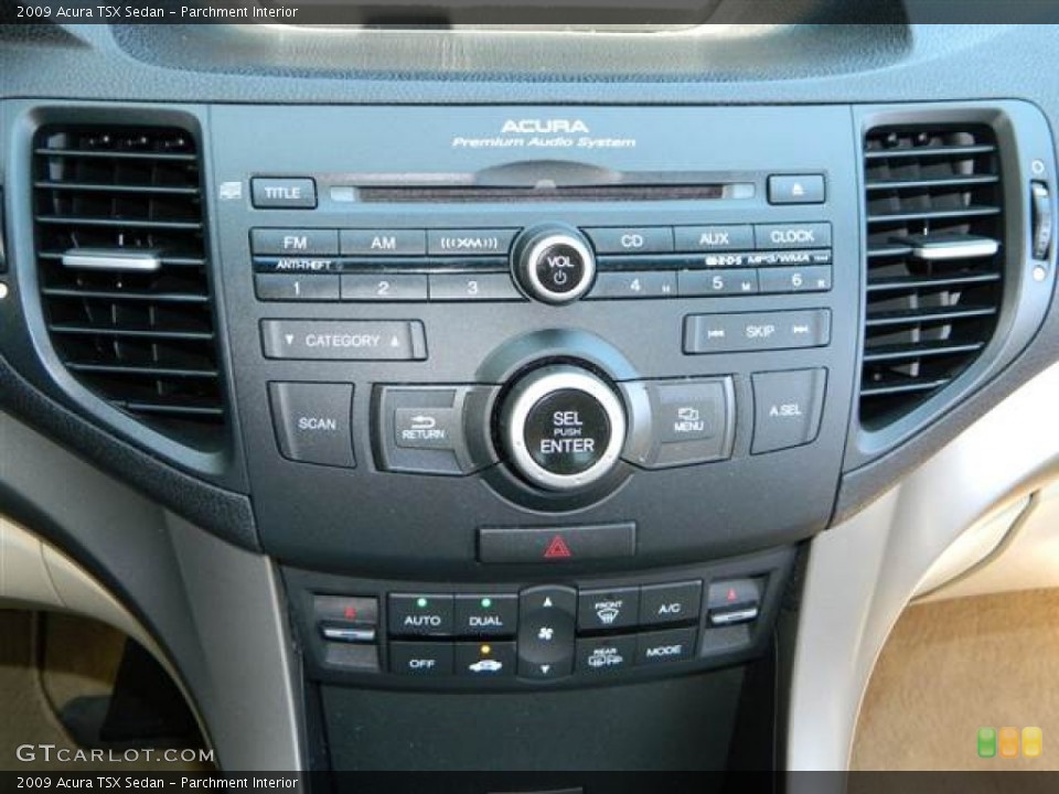 Parchment Interior Controls for the 2009 Acura TSX Sedan #68852676