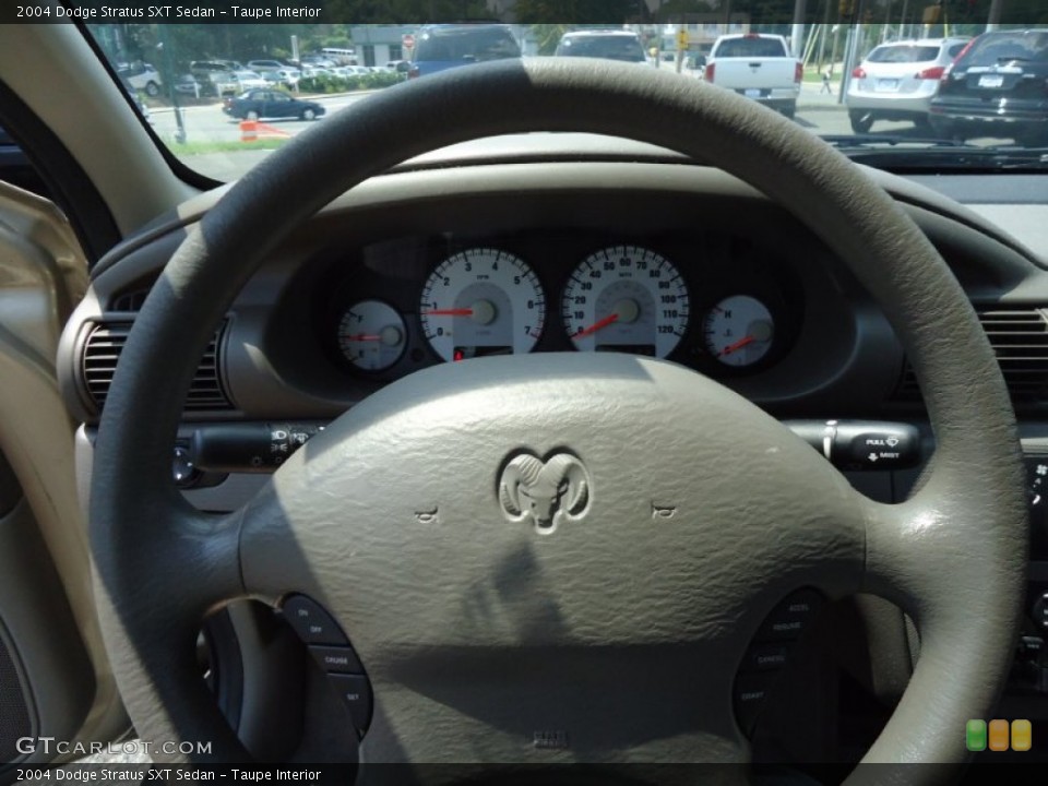 Taupe Interior Steering Wheel for the 2004 Dodge Stratus SXT Sedan #68852697