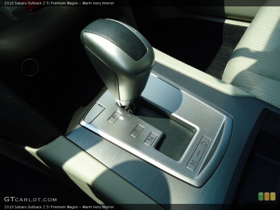 Warm Ivory Interior Transmission for the 2010 Subaru Outback 2.5i Premium Wagon #68852967