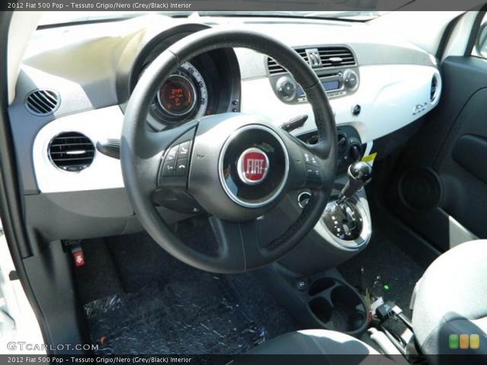 Tessuto Grigio/Nero (Grey/Black) Interior Dashboard for the 2012 Fiat 500 Pop #68853495