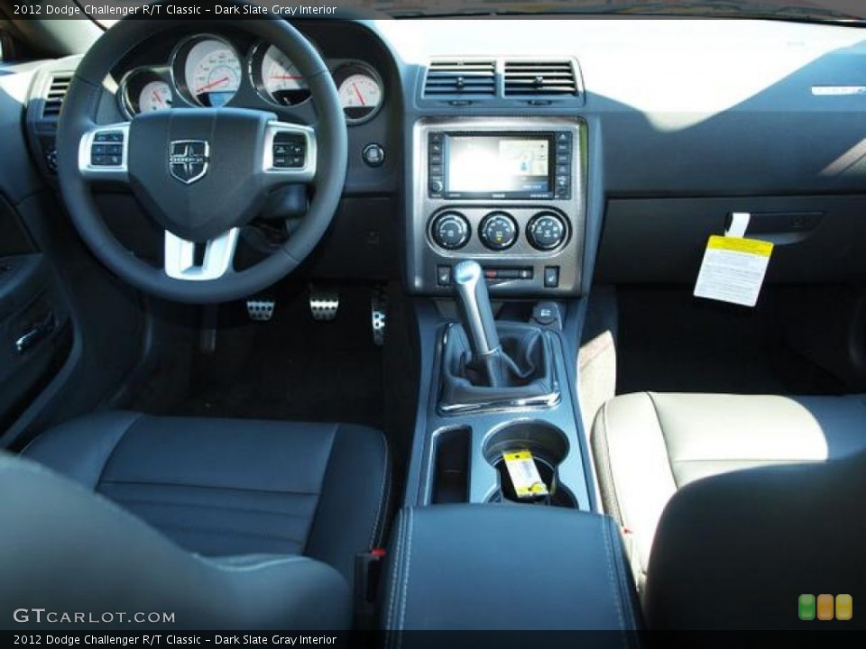 Dark Slate Gray Interior Dashboard for the 2012 Dodge Challenger R/T Classic #68853849