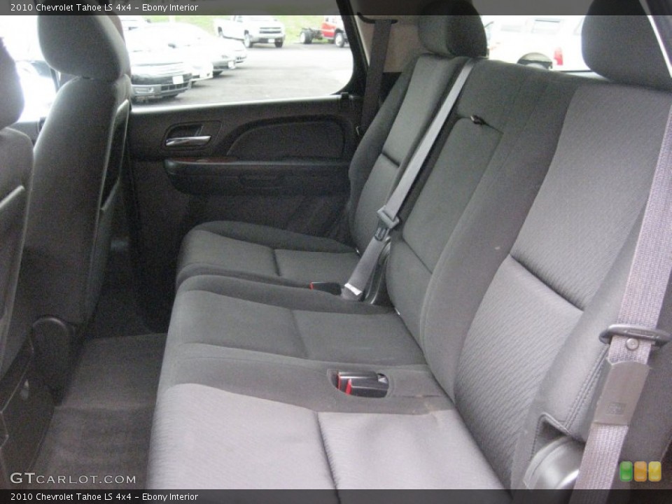 Ebony Interior Rear Seat for the 2010 Chevrolet Tahoe LS 4x4 #68854083