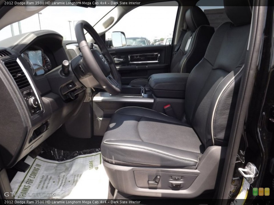 Dark Slate Interior Photo for the 2012 Dodge Ram 3500 HD Laramie Longhorn Mega Cab 4x4 #68855331