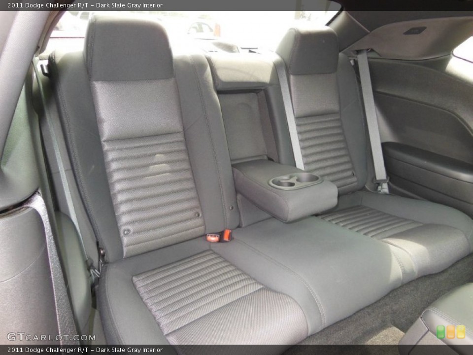 Dark Slate Gray Interior Rear Seat for the 2011 Dodge Challenger R/T #68855358