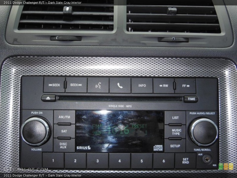 Dark Slate Gray Interior Audio System for the 2011 Dodge Challenger R/T #68855439