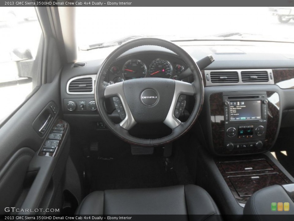 Ebony Interior Dashboard for the 2013 GMC Sierra 3500HD Denali Crew Cab 4x4 Dually #68856615