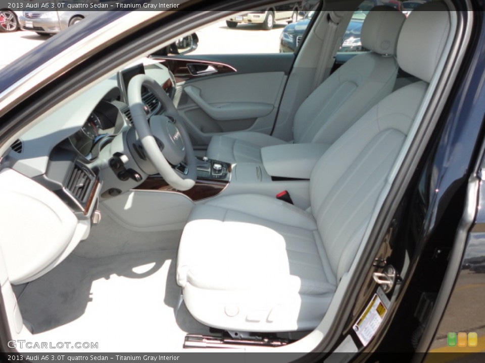 Titanium Gray Interior Front Seat for the 2013 Audi A6 3.0T quattro Sedan #68861364