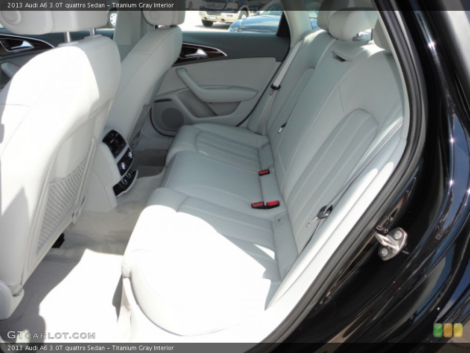 Titanium Gray Interior Rear Seat for the 2013 Audi A6 3.0T quattro Sedan #68861373