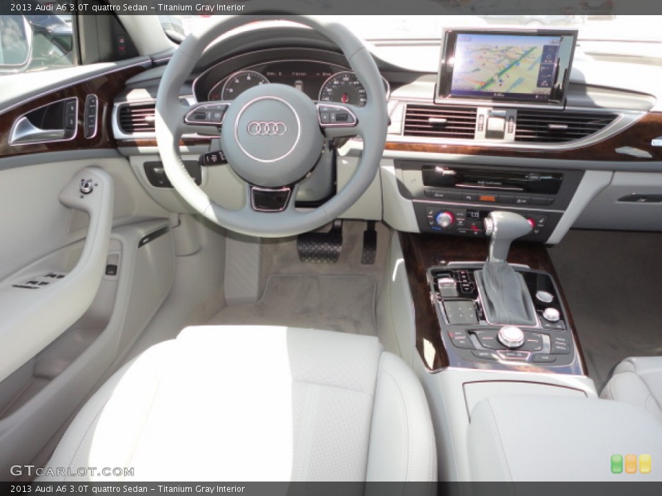 Titanium Gray Interior Dashboard for the 2013 Audi A6 3.0T quattro Sedan #68861379