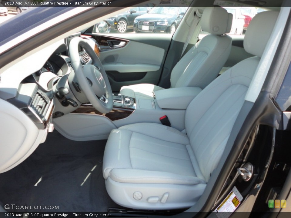 Titanium Gray Interior Front Seat for the 2013 Audi A7 3.0T quattro Prestige #68861454