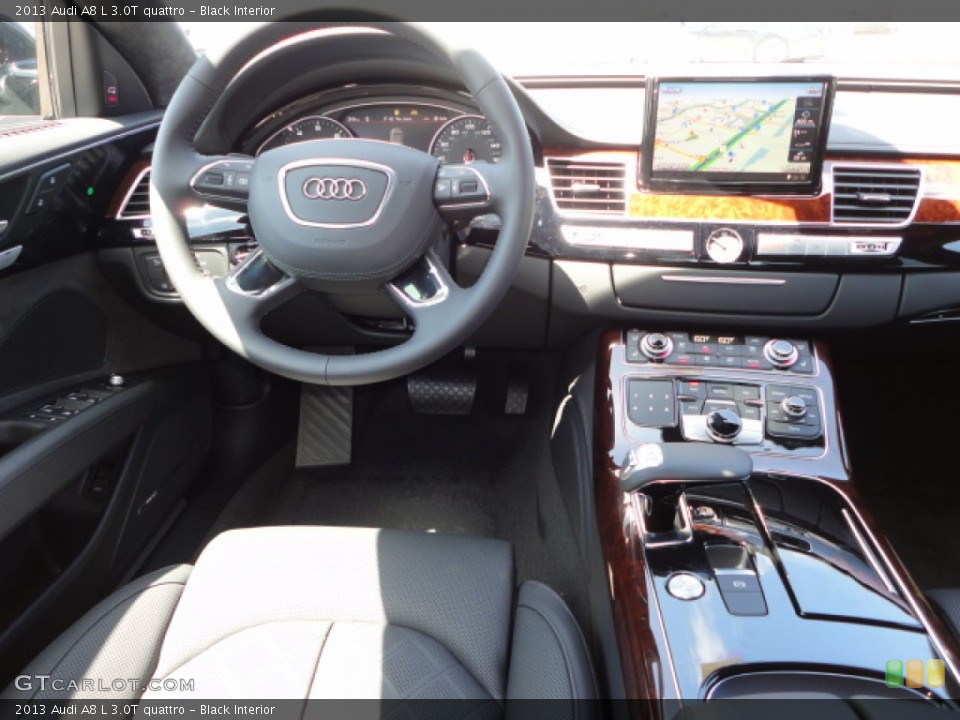 Black Interior Dashboard for the 2013 Audi A8 L 3.0T quattro #68861835