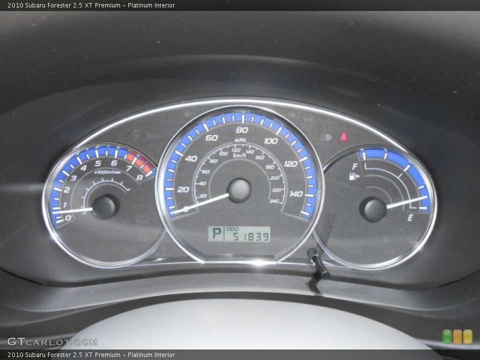 Platinum Interior Gauges for the 2010 Subaru Forester 2.5 XT Premium #68862327