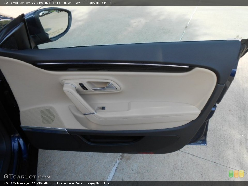 Desert Beige/Black Interior Door Panel for the 2013 Volkswagen CC VR6 4Motion Executive #68862561
