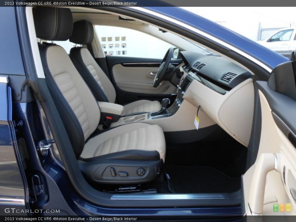 Desert Beige/Black Interior Photo for the 2013 Volkswagen CC VR6 4Motion Executive #68862570