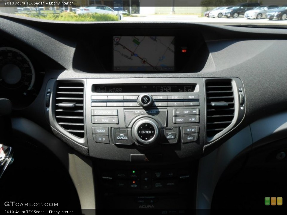 Ebony Interior Controls for the 2010 Acura TSX Sedan #68862581