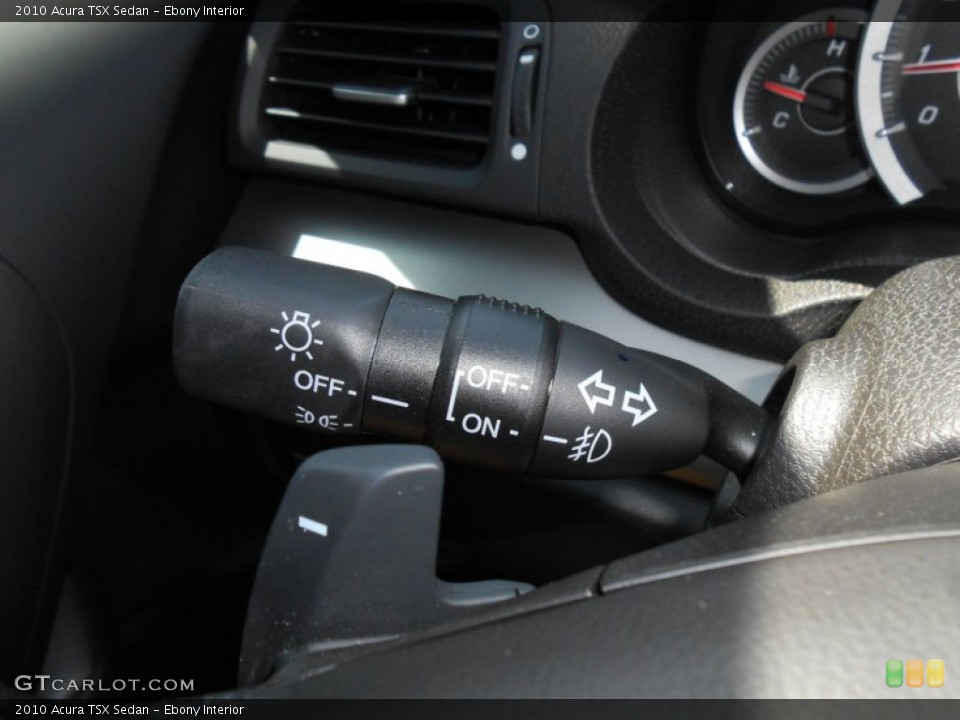 Ebony Interior Controls for the 2010 Acura TSX Sedan #68862606