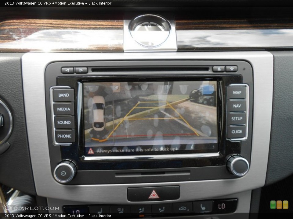 Black Interior Controls for the 2013 Volkswagen CC VR6 4Motion Executive #68863203