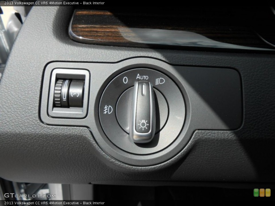 Black Interior Controls for the 2013 Volkswagen CC VR6 4Motion Executive #68863212