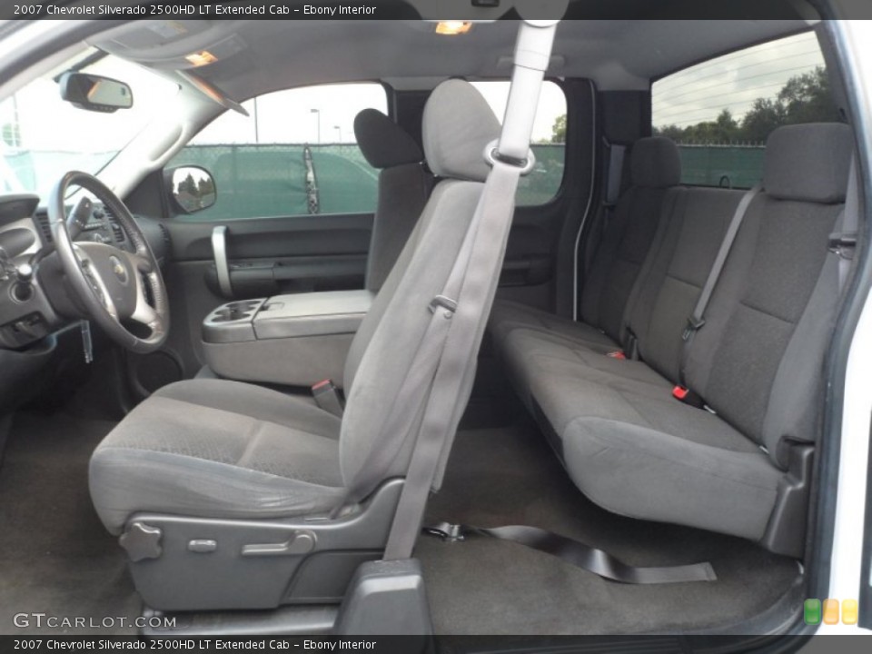 Ebony Interior Photo for the 2007 Chevrolet Silverado 2500HD LT Extended Cab #68864253