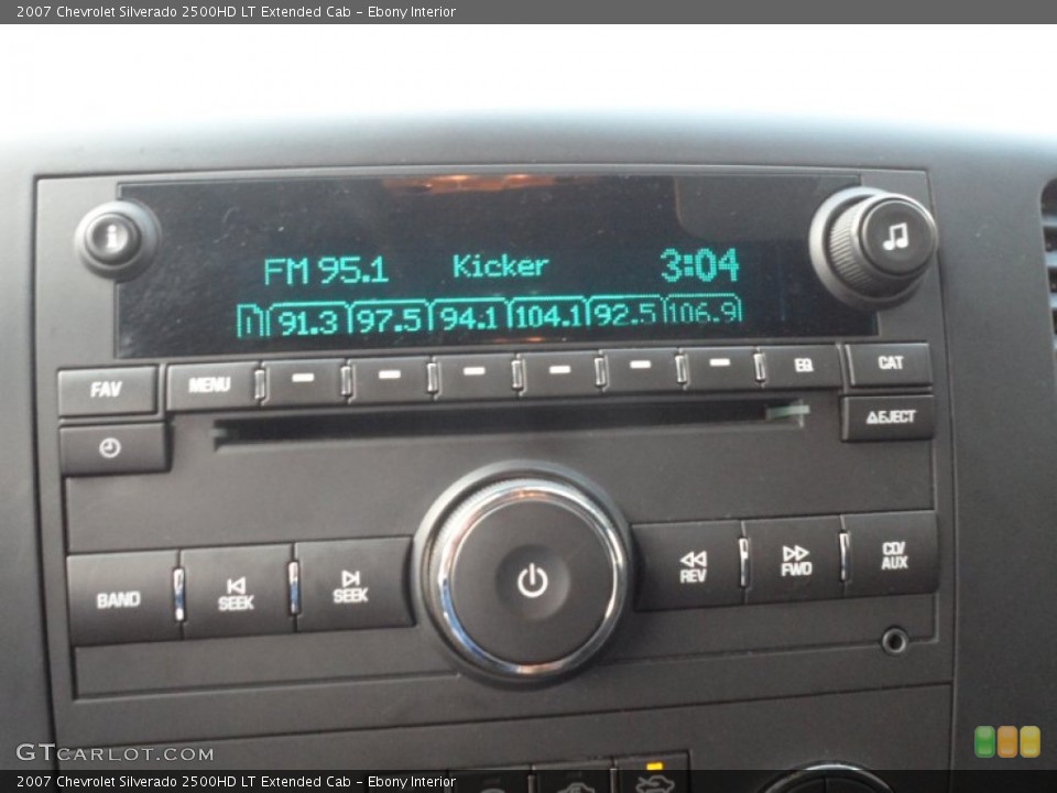 Ebony Interior Audio System for the 2007 Chevrolet Silverado 2500HD LT Extended Cab #68864312