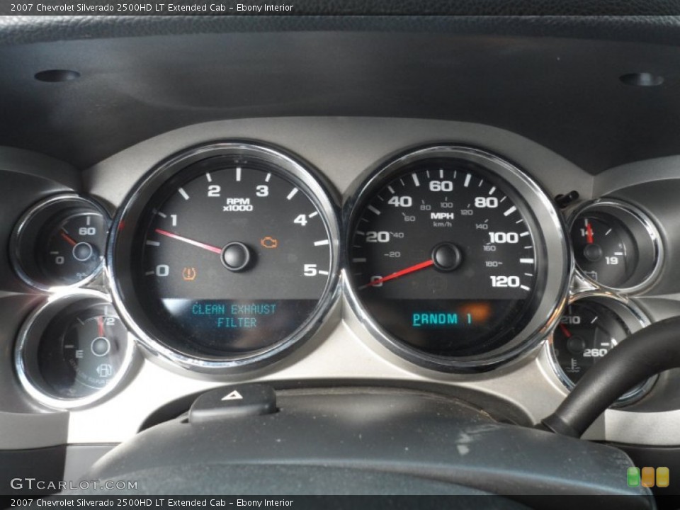 Ebony Interior Gauges for the 2007 Chevrolet Silverado 2500HD LT Extended Cab #68864340